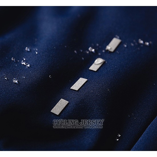 2019 Cycling Jersey La Passione Blue Gray Long Sleeve And Bib Tight